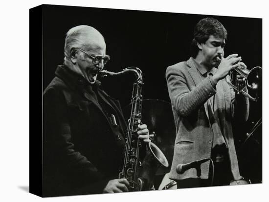 The Ronnie Scott Quintet at the Forum Theatre, Hatfield, Hertfordshire, 29 November 1985-Denis Williams-Stretched Canvas