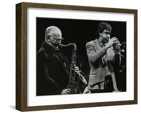 The Ronnie Scott Quintet at the Forum Theatre, Hatfield, Hertfordshire, 29 November 1985-Denis Williams-Framed Photographic Print