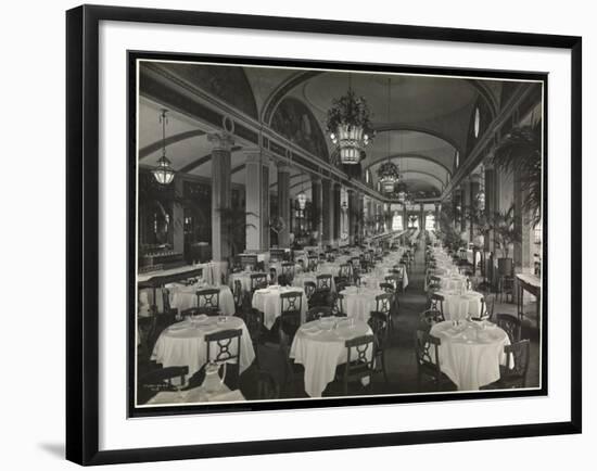 The Roof Garden Restaurant at the Hotel Pennsylvania, 1919-Byron Company-Framed Giclee Print