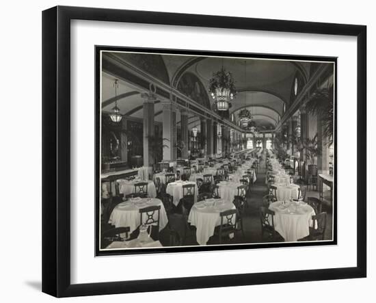 The Roof Garden Restaurant at the Hotel Pennsylvania, 1919-Byron Company-Framed Giclee Print