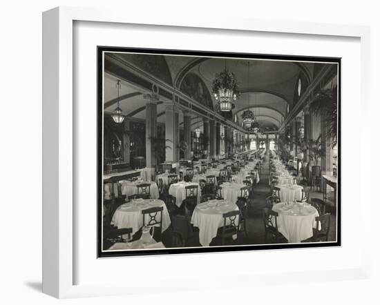 The Roof Garden Restaurant at the Hotel Pennsylvania, 1919-Byron Company-Framed Giclee Print