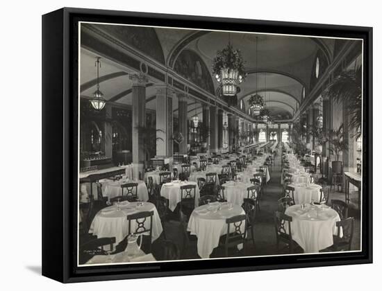 The Roof Garden Restaurant at the Hotel Pennsylvania, 1919-Byron Company-Framed Stretched Canvas