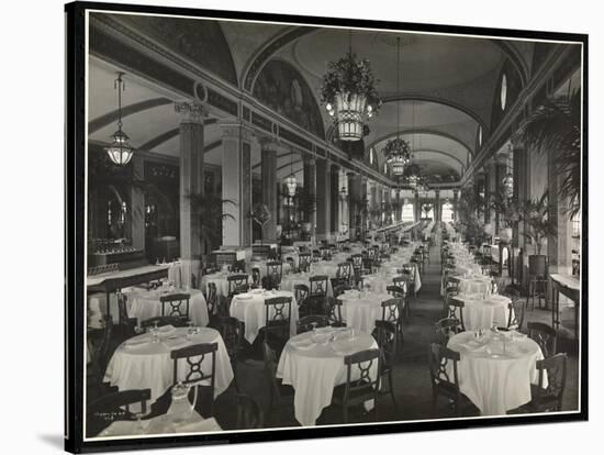 The Roof Garden Restaurant at the Hotel Pennsylvania, 1919-Byron Company-Stretched Canvas