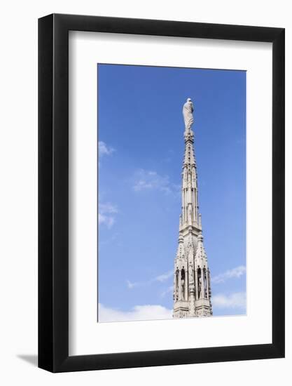 The Roof of Duomo Di Milano (Milan Cathedral), Milan, Lombardy, Italy, Europe-Julian Elliott-Framed Photographic Print