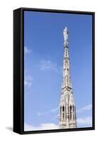 The Roof of Duomo Di Milano (Milan Cathedral), Milan, Lombardy, Italy, Europe-Julian Elliott-Framed Stretched Canvas