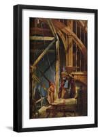 The Roof of the Great Hall Westminster, 1937-null-Framed Giclee Print