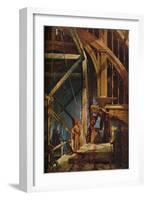 The Roof of the Great Hall Westminster, 1937-null-Framed Giclee Print