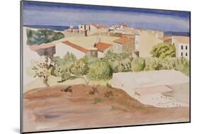 The Roofs of Collioure, C.1925-Rudolph Ihlee-Mounted Giclee Print