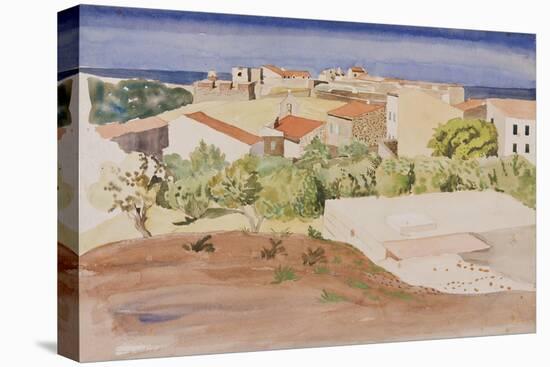 The Roofs of Collioure, C.1925-Rudolph Ihlee-Stretched Canvas