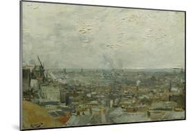 The Roofs of Paris, 1886-Vincent van Gogh-Mounted Giclee Print