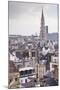 The Rooftops and Spire of the Town Hall in the Background, Brussels, Belgium, Europe-Julian Elliott-Mounted Photographic Print