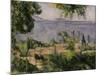 The Rooftops of l'Estaque, 1883-85-Paul Cézanne-Mounted Giclee Print