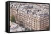 The Rooftops of Paris from the Eiffel Tower-Julian Elliott-Framed Stretched Canvas