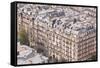 The Rooftops of Paris from the Eiffel Tower-Julian Elliott-Framed Stretched Canvas