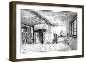 The Room in Which Shakespeare Was Born, Stratford-Upon-Avon, Warwickshire, 1885-Edward Hull-Framed Giclee Print