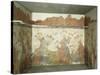 The Room of Lilies or Spring, Akrotiri Fresco, Thera-null-Stretched Canvas