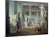 The Room of Seasons in the Louvre Museum by Hubert Robert-null-Mounted Giclee Print