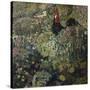 The rooster by Bernhard Dorotheus Folkestad-Bernhard Dorotheus Folkestad-Stretched Canvas