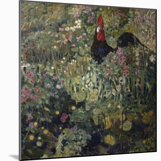 The rooster by Bernhard Dorotheus Folkestad-Bernhard Dorotheus Folkestad-Mounted Giclee Print