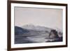 The Rope Bridge, Srinagar, Garhwal, Uttar Pradesh-Thomas & William Daniell-Framed Giclee Print