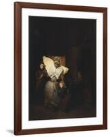 The Rosary, 1850-Domenico Induno-Framed Giclee Print