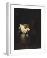 The Rosary, 1850-Domenico Induno-Framed Giclee Print