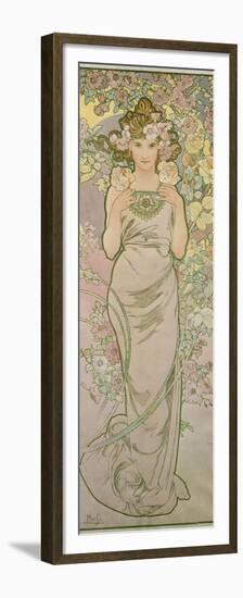 The Rose, 1898-Alphonse Mucha-Framed Premium Giclee Print