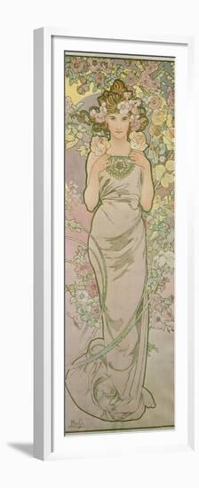 The Rose, 1898-Alphonse Mucha-Framed Premium Giclee Print