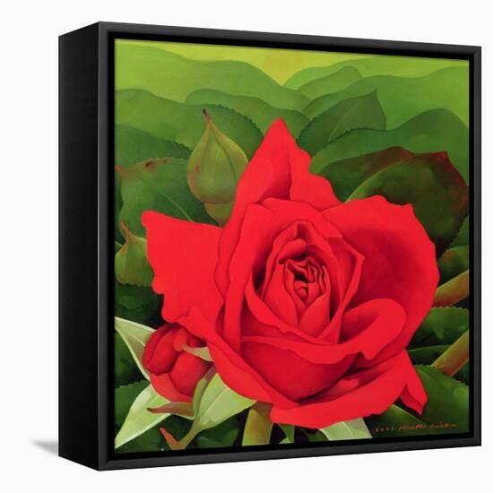 The Rose, 2003-Myung-Bo Sim-Framed Stretched Canvas