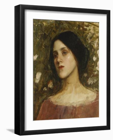 The Rose Bower-John William Waterhouse-Framed Giclee Print