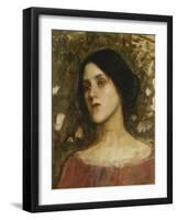 The Rose Bower-John William Waterhouse-Framed Giclee Print