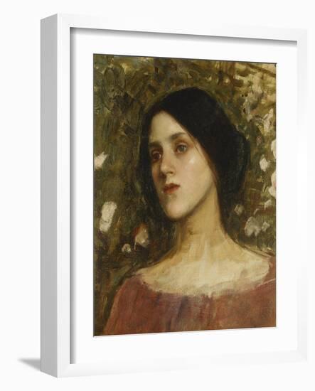 The Rose Bower-John William Waterhouse-Framed Giclee Print