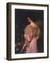 The Rose-Coloured Gown (Miss Gile), 1896-Charles Henry Malcolm Kerr-Framed Giclee Print