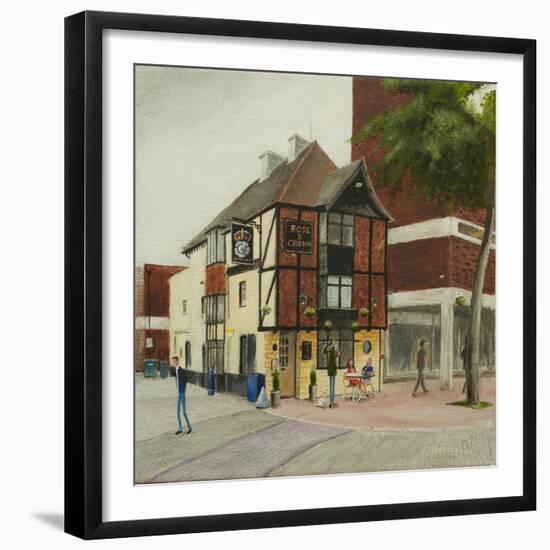 The Rose & Crown-Chris Ross Williamson-Framed Giclee Print