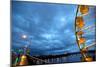 The Rose Festival with in Portland Oregon on a Rainy Evening-Bennett Barthelemy-Mounted Photographic Print