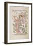 The Rose from 'Flora's Feast'-Walter Crane-Framed Giclee Print