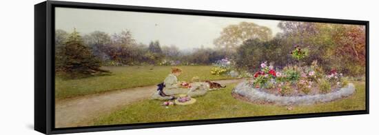 The Rose Garden, 1903-Thomas James Lloyd-Framed Stretched Canvas