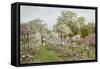 The Rose Garden, Clandon Park, Surrey, England-Thomas H. Hunn-Framed Stretched Canvas
