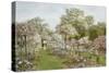The Rose Garden, Clandon Park, Surrey, England-Thomas H. Hunn-Stretched Canvas