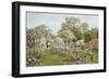 The Rose Garden, Clandon Park, Surrey, England-Thomas H. Hunn-Framed Giclee Print