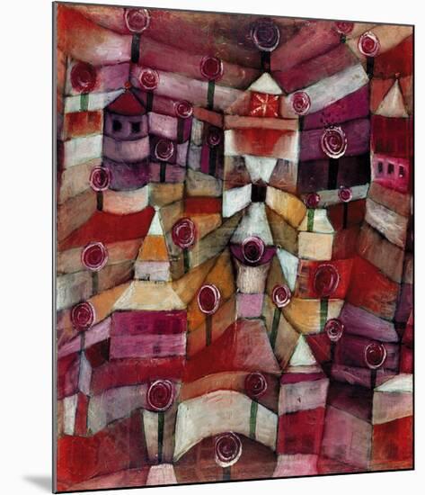 The Rose Garden-Paul Klee-Mounted Giclee Print