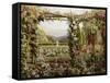 The Rose Garden-Robert Atkinson-Framed Stretched Canvas