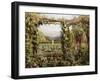 The Rose Garden-Robert Atkinson-Framed Giclee Print
