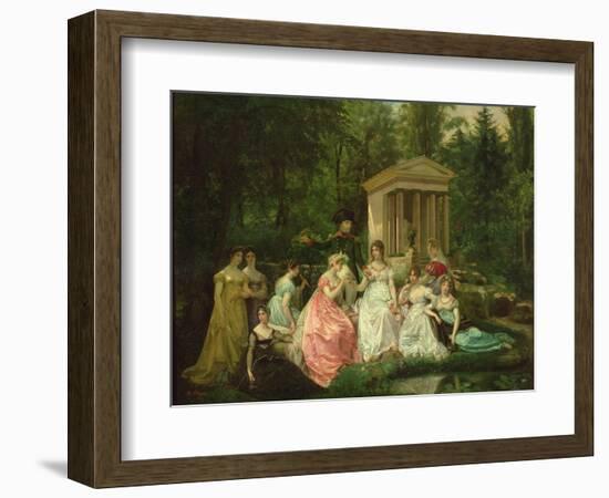 The Rose of Malmaison, circa 1867-Jean Louis Victor Viger du Vigneau-Framed Giclee Print