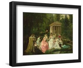 The Rose of Malmaison, circa 1867-Jean Louis Victor Viger du Vigneau-Framed Giclee Print