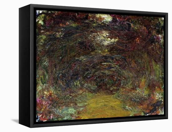 The Rose Path, 1920-22-Claude Monet-Framed Stretched Canvas