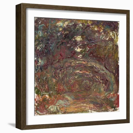 The Rose Path, 1920-22-Claude Monet-Framed Giclee Print