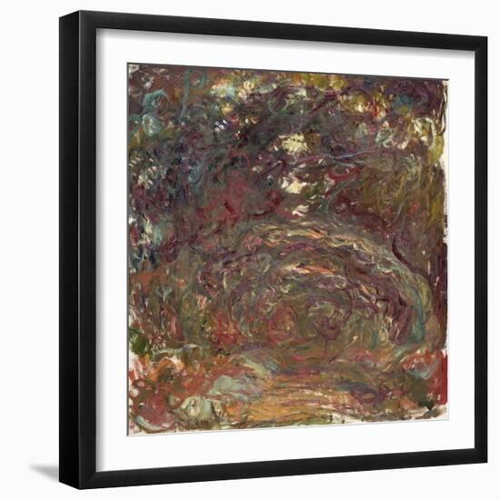 The Rose Path, 1920-22-Claude Monet-Framed Giclee Print