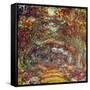 The Rose Path, Giverny, 1920-22-Claude Monet-Framed Stretched Canvas