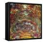 The Rose Path, Giverny, 1920-22-Claude Monet-Framed Stretched Canvas